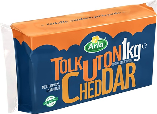 Arla Tolkuton Cheddar cheese 1 kg